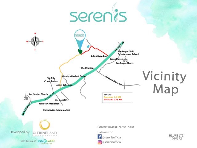 Serenis North Vicinity Map