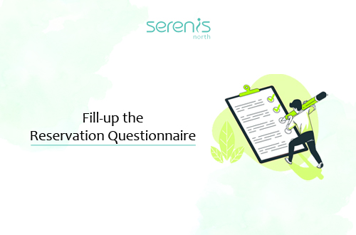 Fill-up the reservation questionnaire to proceed with the online reservation