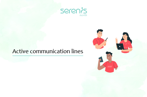 keep your communication lines active