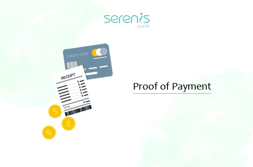 Send proof of payment